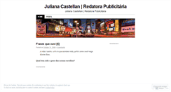 Desktop Screenshot of julianacastellan.wordpress.com