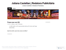 Tablet Screenshot of julianacastellan.wordpress.com