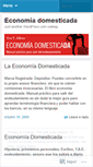 Mobile Screenshot of economiadomesticada.wordpress.com