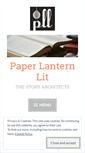 Mobile Screenshot of paperlanternlit.wordpress.com