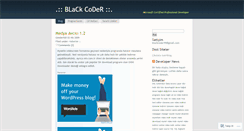 Desktop Screenshot of blackcoder99.wordpress.com