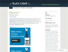 Tablet Screenshot of blackcoder99.wordpress.com