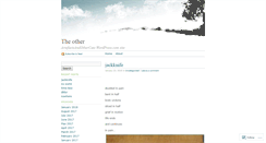 Desktop Screenshot of aother.wordpress.com