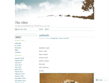 Tablet Screenshot of aother.wordpress.com