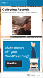 Mobile Screenshot of collectingrecords.wordpress.com