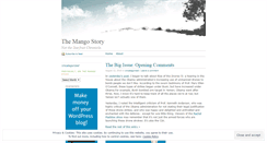 Desktop Screenshot of mangostory.wordpress.com