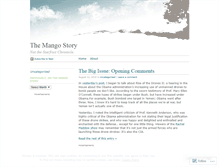 Tablet Screenshot of mangostory.wordpress.com