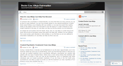 Desktop Screenshot of lisaalloju.wordpress.com