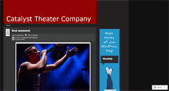 Desktop Screenshot of catalysttheater.wordpress.com