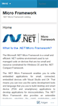 Mobile Screenshot of mfdotnet.wordpress.com