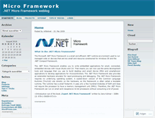 Tablet Screenshot of mfdotnet.wordpress.com