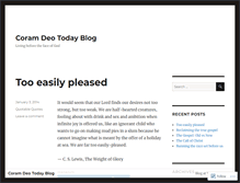 Tablet Screenshot of coramdeotoday.wordpress.com