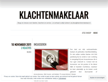 Tablet Screenshot of klachtenmakelaar.wordpress.com