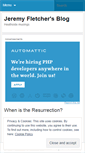 Mobile Screenshot of jeremyfletcher.wordpress.com