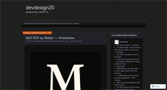 Desktop Screenshot of devdesign20.wordpress.com