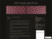 Tablet Screenshot of antianticultist.wordpress.com