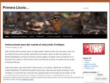 Tablet Screenshot of primeralluvia.wordpress.com