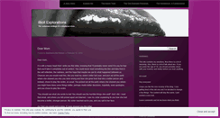 Desktop Screenshot of illicitexplorations.wordpress.com