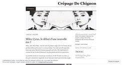 Desktop Screenshot of crepagedechignon.wordpress.com