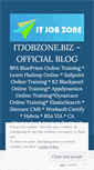 Mobile Screenshot of itjobzone.wordpress.com