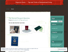Tablet Screenshot of negociossucio.wordpress.com