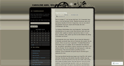 Desktop Screenshot of carolineabel.wordpress.com