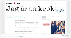 Desktop Screenshot of jagarenkrokus.wordpress.com