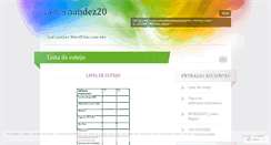 Desktop Screenshot of luzfernandez20.wordpress.com