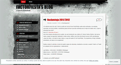 Desktop Screenshot of factorfiesta.wordpress.com