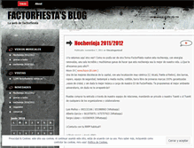 Tablet Screenshot of factorfiesta.wordpress.com