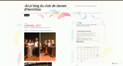 Desktop Screenshot of clubdedanseshermillon.wordpress.com