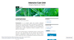 Desktop Screenshot of intensivecareunit.wordpress.com