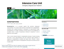 Tablet Screenshot of intensivecareunit.wordpress.com