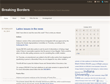 Tablet Screenshot of breakingbordersiu.wordpress.com