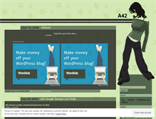 Tablet Screenshot of httpa42msncom.wordpress.com