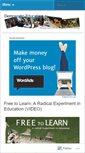 Mobile Screenshot of democraticeducation.wordpress.com