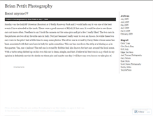 Tablet Screenshot of brianpettitphotography.wordpress.com