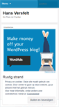 Mobile Screenshot of hansversfelt.wordpress.com