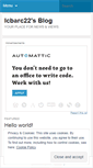 Mobile Screenshot of icbarc22.wordpress.com