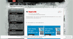 Desktop Screenshot of factorfictionfantasy.wordpress.com