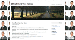 Desktop Screenshot of insupportofchetholmes.wordpress.com
