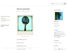 Tablet Screenshot of fakeblondepoems.wordpress.com