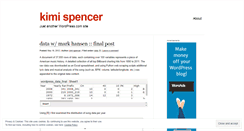 Desktop Screenshot of kimispencer.wordpress.com