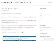 Tablet Screenshot of elizastein.wordpress.com