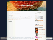 Tablet Screenshot of homemadelove.wordpress.com
