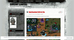 Desktop Screenshot of garenaleavers.wordpress.com