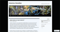 Desktop Screenshot of colectivovientosur.wordpress.com