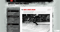 Desktop Screenshot of coyotepaintingwalls.wordpress.com