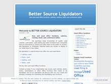 Tablet Screenshot of bettersourceliquidators.wordpress.com