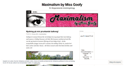 Desktop Screenshot of missgoofy.wordpress.com